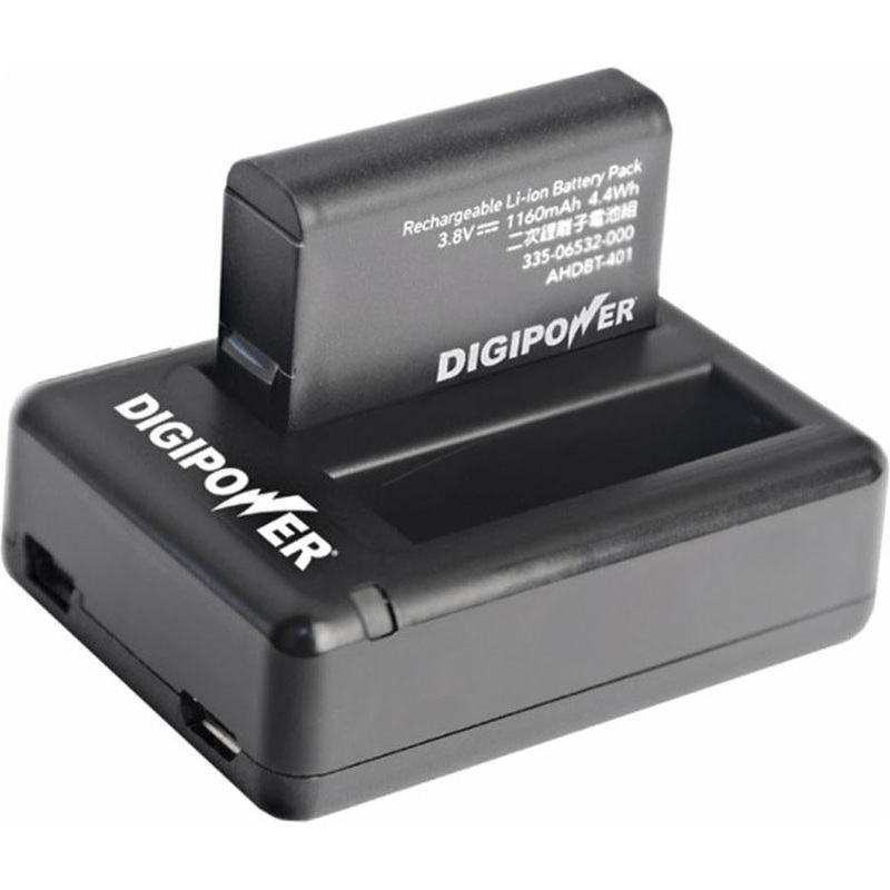 Mizco Two Slot USB Travel Charger & Battery kit for Go Pro Hero4 - RFK-GP401