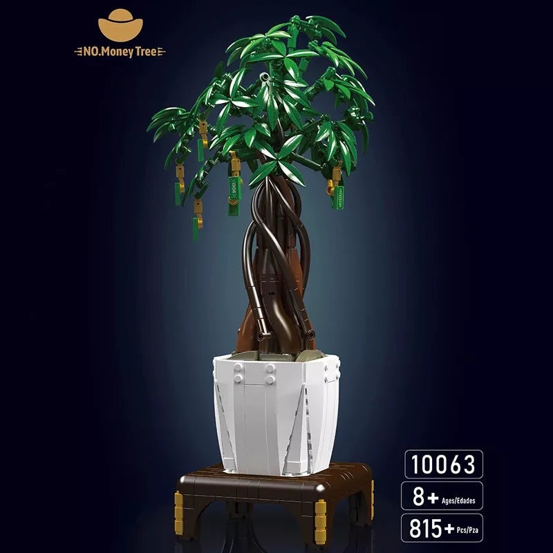 Mould King 10063 No. Money Tree Flower World Model Toy 815 pcs