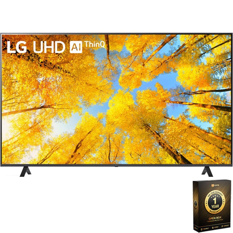 LG UQ7590PUB 43 Inch HDR 4K UHD Smart TV (Open Box) + 1 Year Warranty Pack