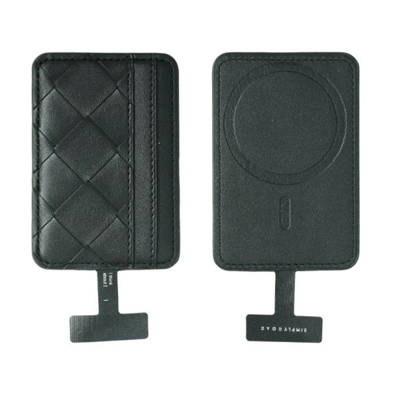 Simply Roar Simply Roar Tail Weave Card Pocket (MagSafe Compatible) Wine