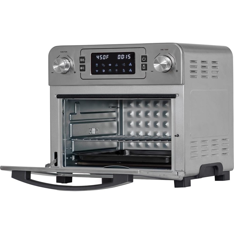 Deco Chef 24QT Steel Countertop Toaster Air Fryer Oven with Accessories Open Box