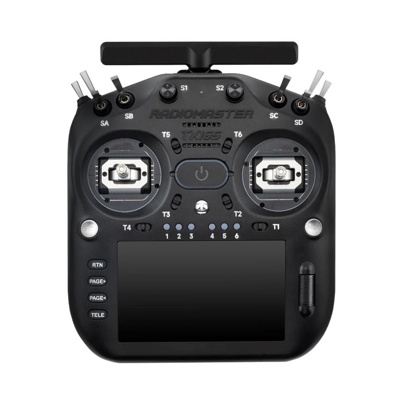 RadioMaster TX16S MK3 ELRS Gemini 2.4GHz and Sub-G 900MHz 5-inch Touchscreen Display V6.0 Hall Sensor Gimbals Mode 2 Radio Controller - Choose Color Black