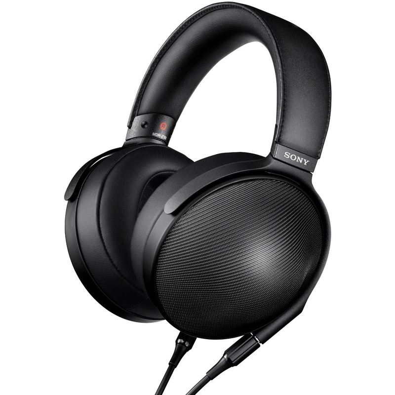 Sony MDR-Z1R Signature Closed Dynamic Hi-Res Headphones w/ Case, Black