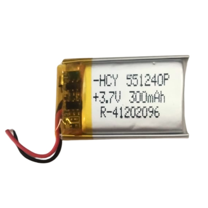 300 MAH 3.7V LIPO Rechargeable Battery