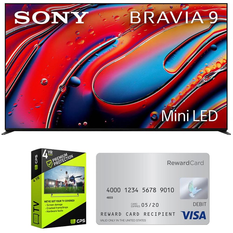 Sony BRAVIA 9 85" 4K QLED Mini-LED TV 2024 Bundle w/4 Yr Warranty +$50 Gift Card