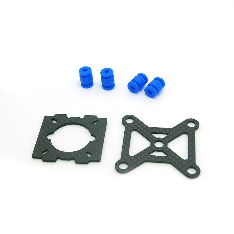 250 Quadcopter Frame Kit Pure Carbon Fiber Parts - Two small mounting plate and shock absorption balls