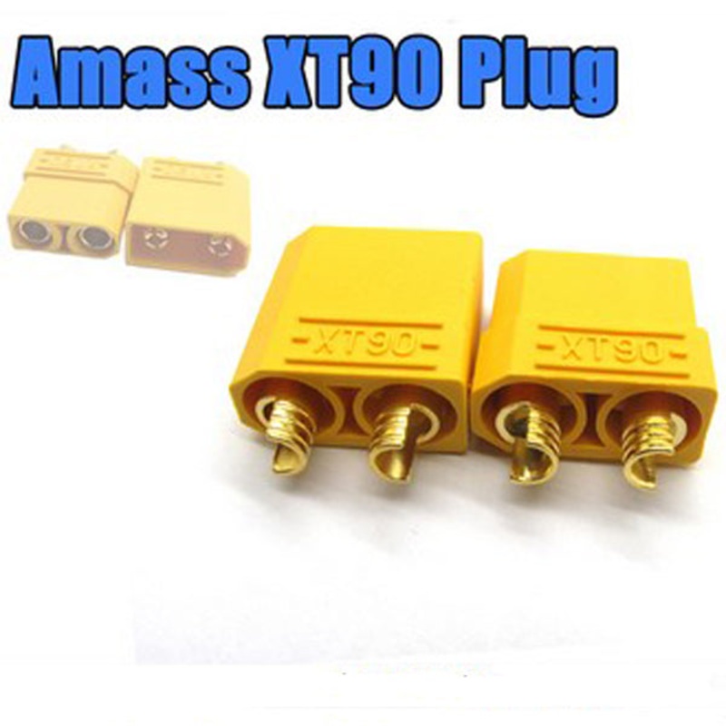 Amass XT90 Male-Female Bullet Connector Plugs For RC Lipo Battery 140300490