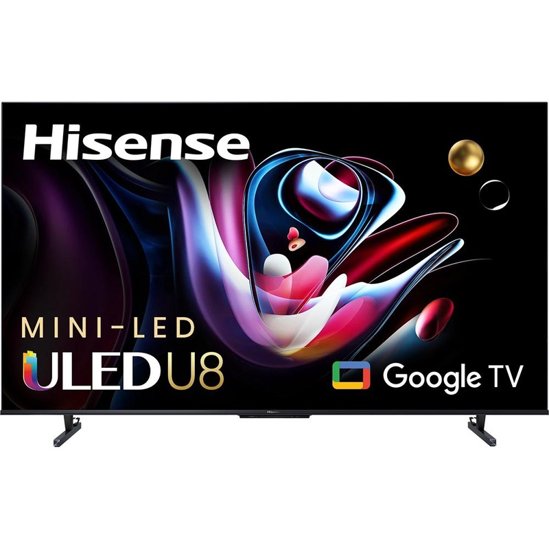Hisense 100 Inch U8 Series Mini-LED ULED 4K UHD Google Smart TV (2024 - Refurbished)