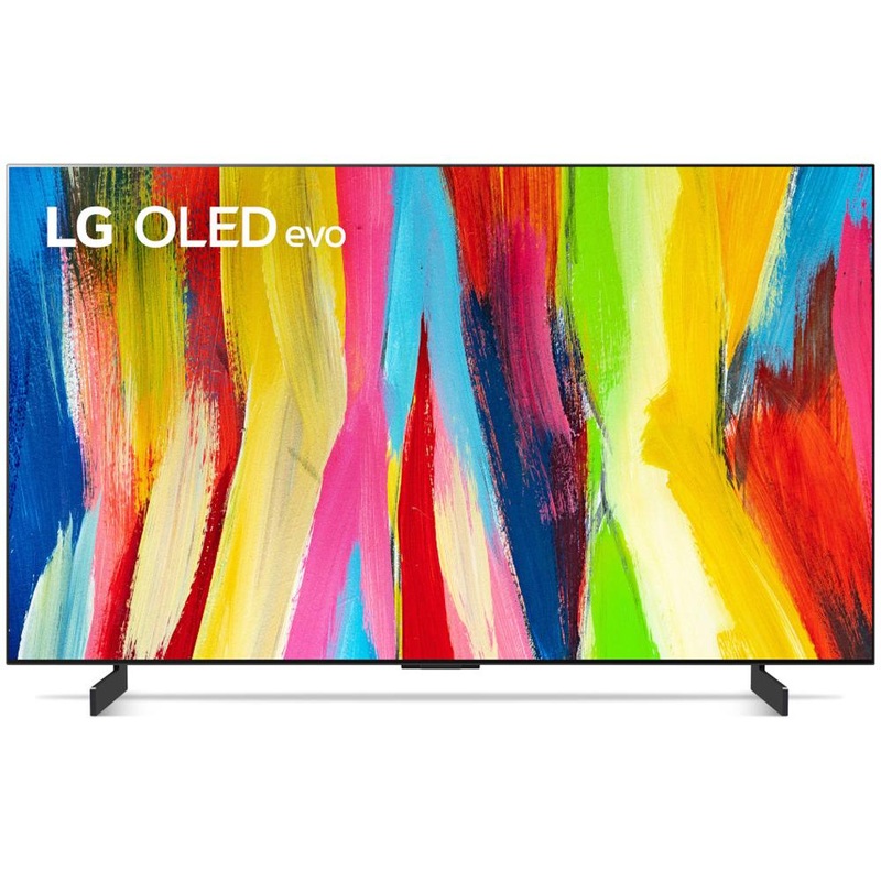 LG OLED48C2PUA 48 Inch HDR 4K Smart OLED Evo TV, 2022 - (Refurbished)
