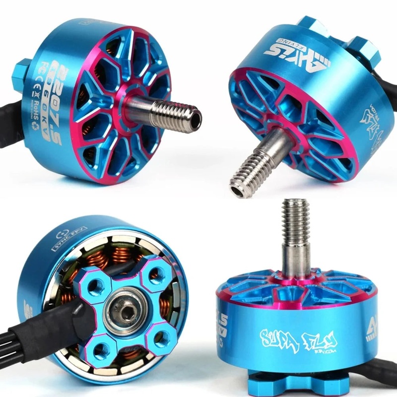 Axisflying 2207.5 Brushless Motors 1860KV/2150KV/2550KV - FPV Freestyle 4-Pack 1860KV