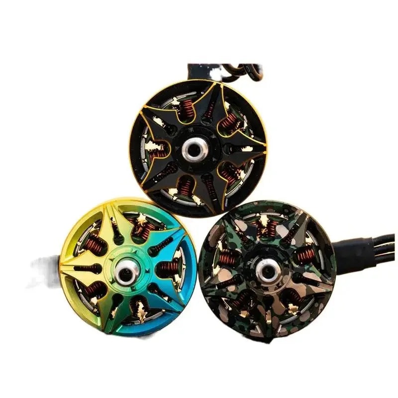 BZGNSS 2207 1960KV Brushless Motor - 6S Turbo-Cooled for 5" FPV Racing 1PCS Gradient Blue