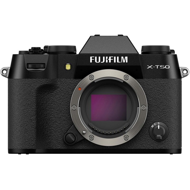 Fujifilm X-T50 Mirrorless Digital Camera Body: 40.2MP, Film Simulation, 16828222 - BLACK