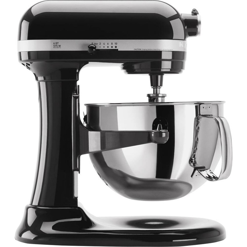 KitchenAid KP26M1XOB Professional 600 Series 6-Quart Stand Mixer (Onyx Black) - Open Box