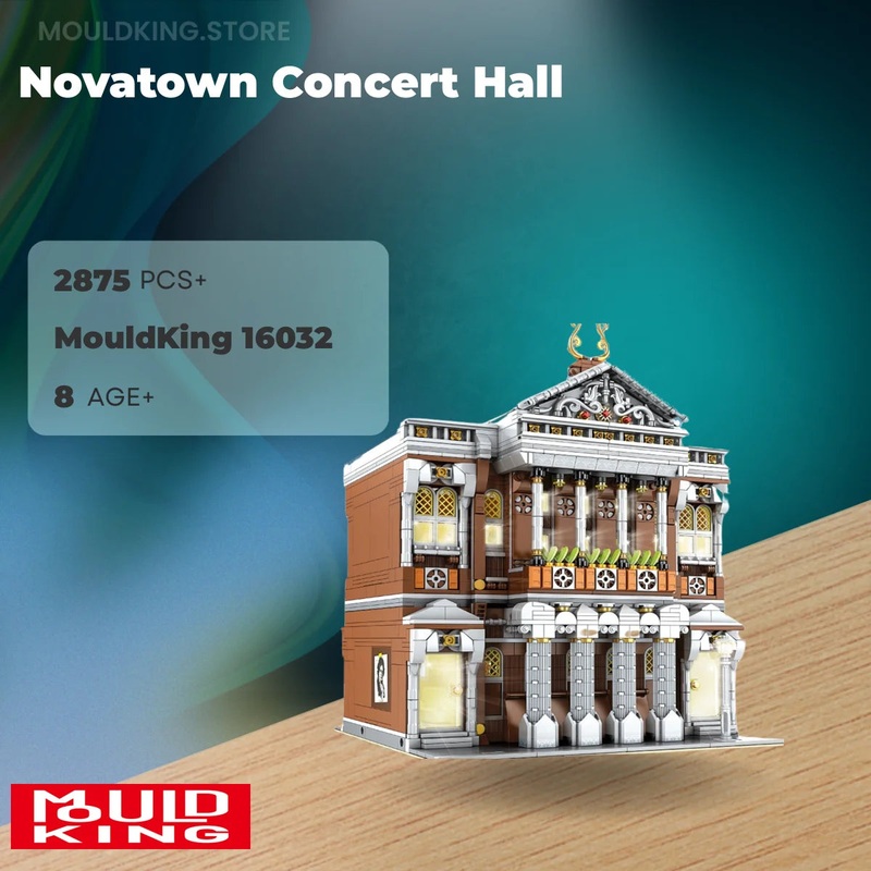 MOULD KING 16032 Novatown Concert Hall with 2875 Pieces