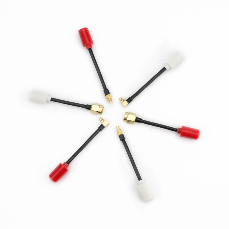 EMAX Nano 5.8G FPV Antenna- RHCP-LHCP 50mm UFL-SMA-MMCX-MMCX Angle for racing drone