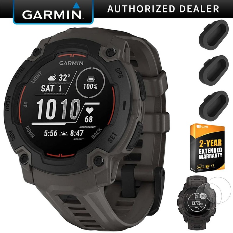Garmin Instinct E 45mm Rugged GPS Smartwatch 24/7 Health Monitor + 2 Yr Warranty Pack
