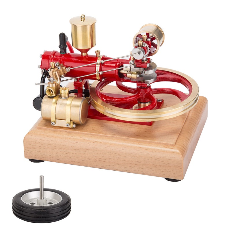 R18 1.9CC Horizontal Single Cylinder Four-stroke Engine Internal Combustion Engine Model for Three-Wheelers Red