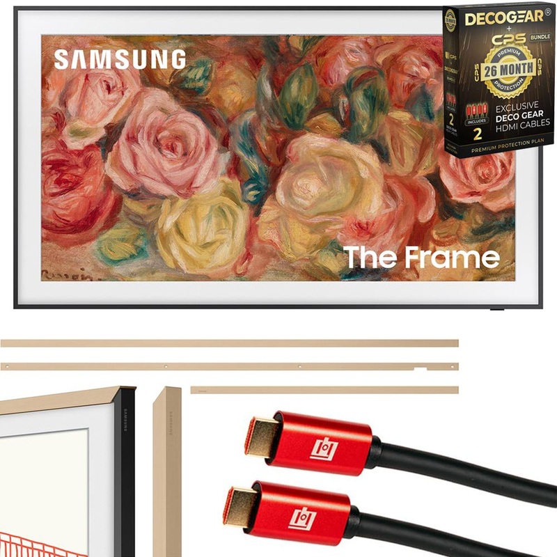 Samsung 43" The Frame QLED 4K TV 2024 + Bezel Modern Beige & 26 Month Protection