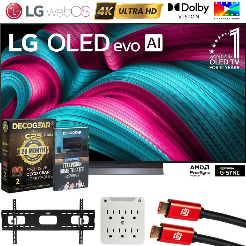 LG 65" C5 Series OLED evo 4K UHD Smart TV (2025) w/ Extended Protection Plan