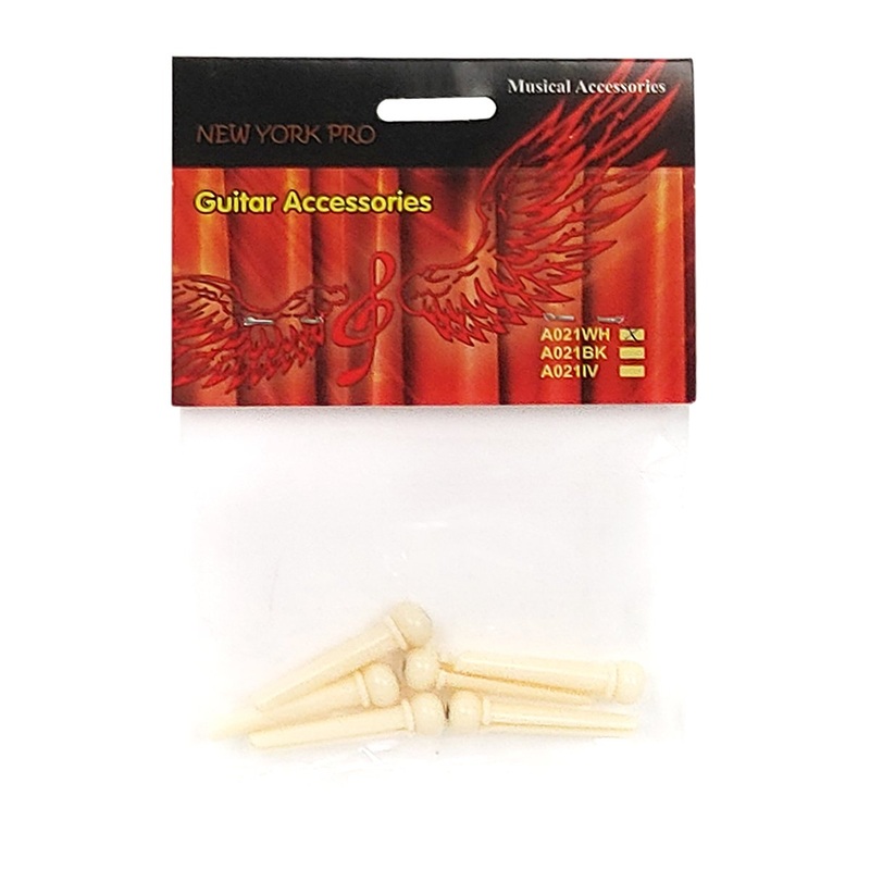 LUE Acoustic Guitar Bridge Pins, 6 per set