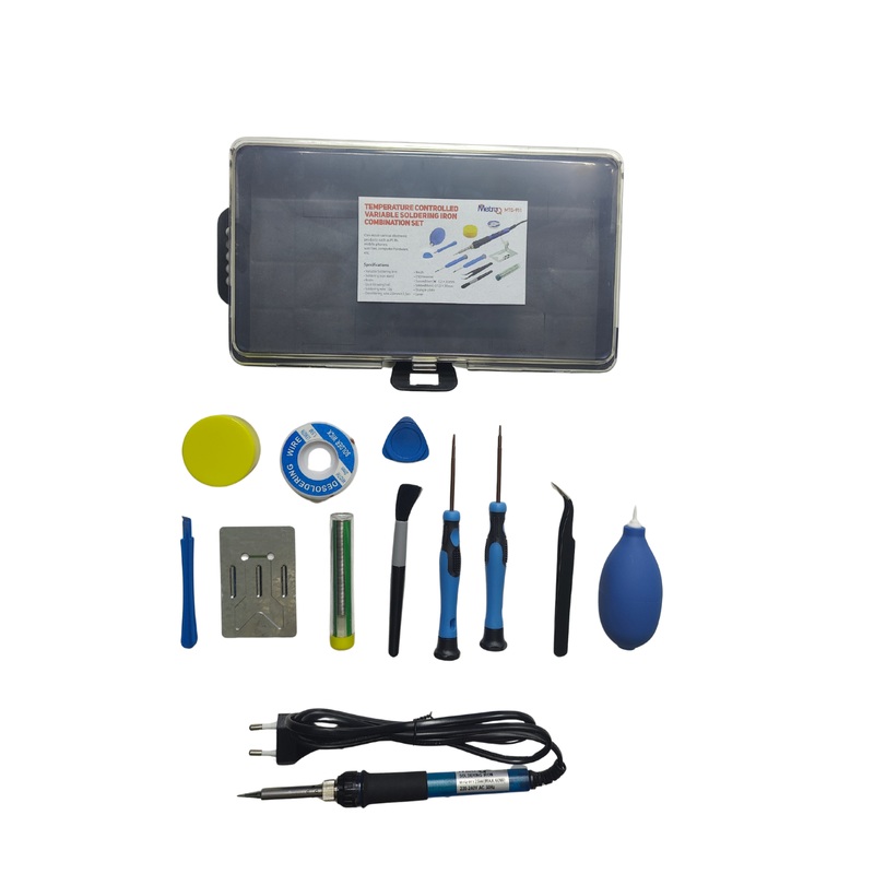 MTQ911 Temperature controlled variable soldering iron combination set