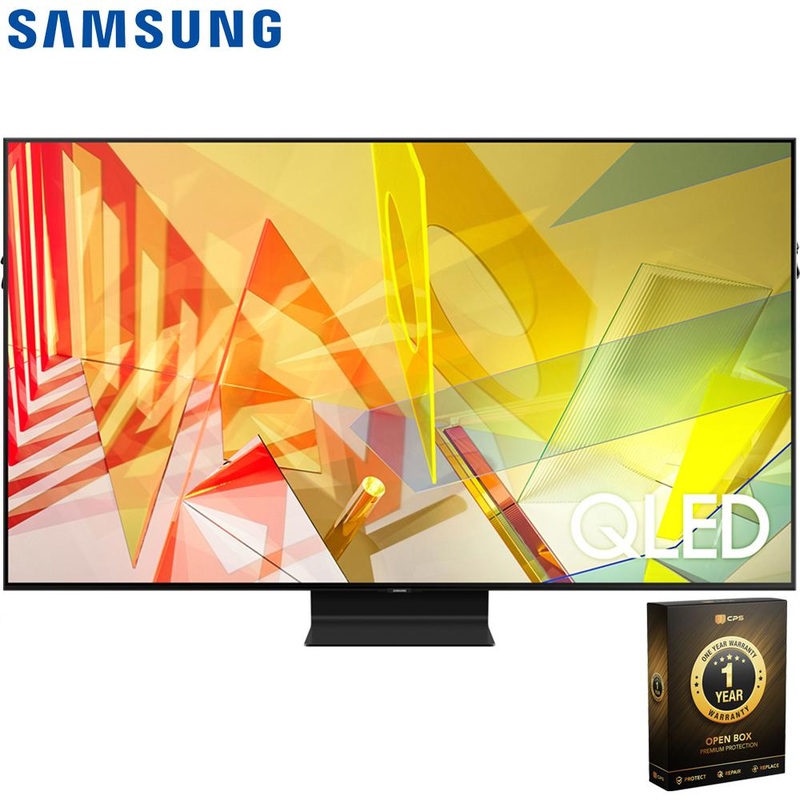 Samsung QN65Q90TA 65" Q90T QLED 4K UHD HDR Smart TV 2020 OPEN BOX + 1 Year Warranty Pack