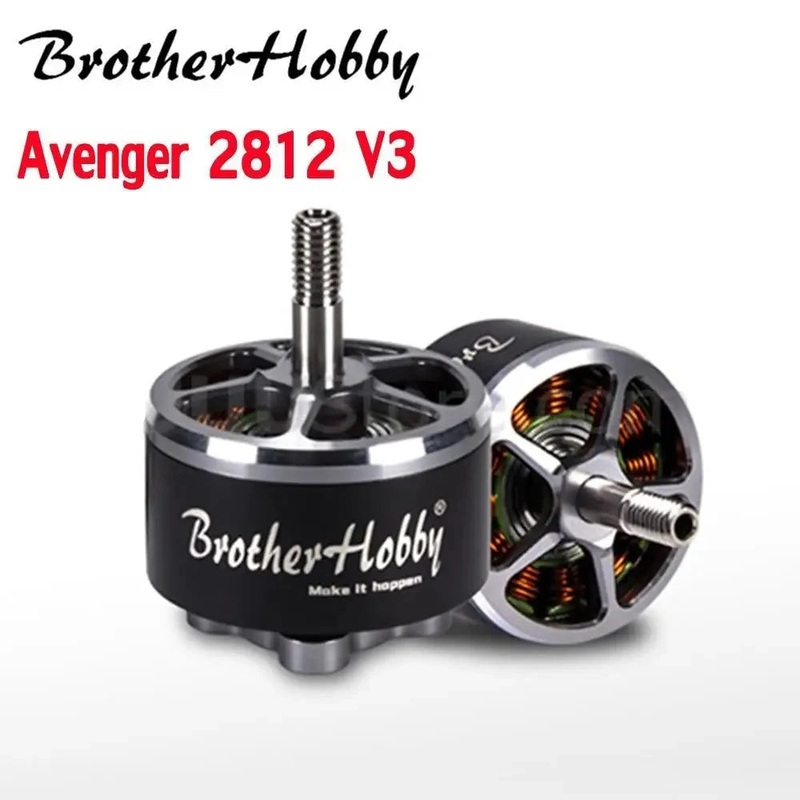 1-4pcs Brotherhobby Avenger 2812 V3 900KV Brushless Motors 5-8S Titanium Alloy hollow shaft for FPV Racing Drone 4PCS 900KV