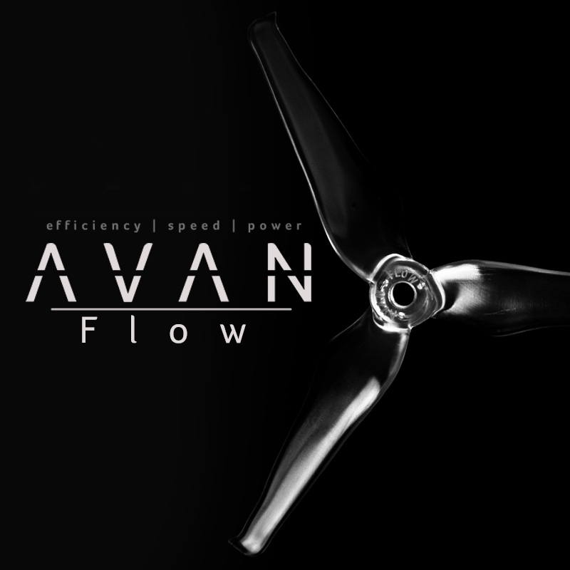 EMAX Avan FLOW 5" Prop Clear Red