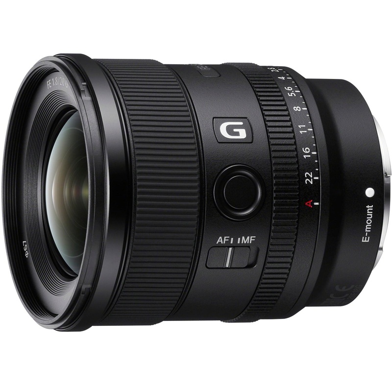Sony FE 20mm F1.8 G Full Frame Large Aperture Ultra Wide Angle G Lens SEL20F18G