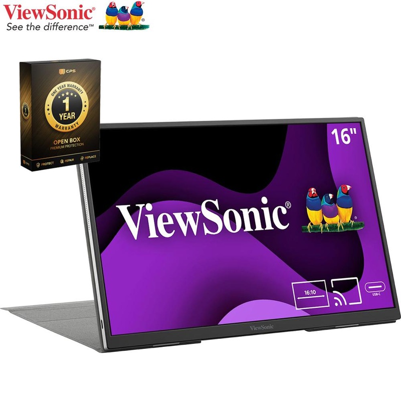 ViewSonic 16" Monitor with Battery Wireless Casting Open Box + 1 Year Warranty