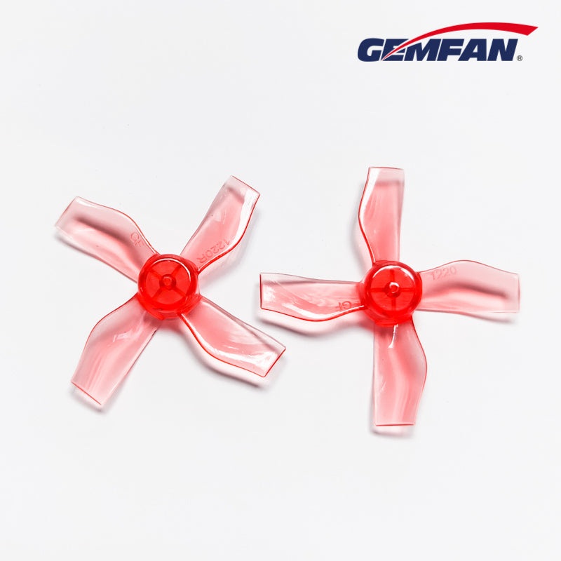 Gemfan 1220-4 31mm Quadblade 0.8mm Shaft Blue