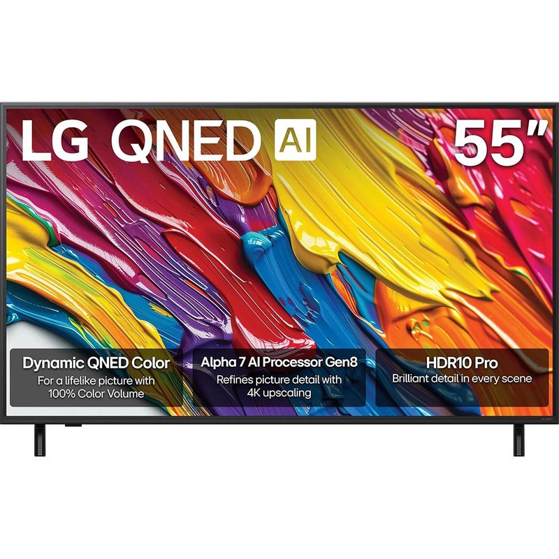 LG 55 inch Class QNED AI 4K QNED82A Series Smart TV (2025)