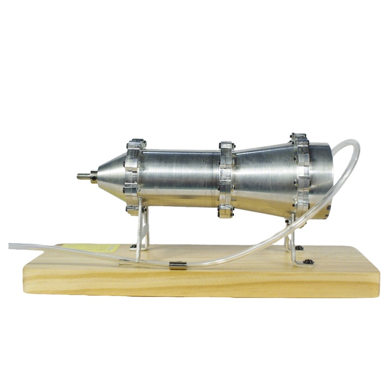 Working Multi-Stage Centrifugal Steam Turbine Model, Alloy External Combustion Engine Demonstration Model for Educational Science Teaching Display