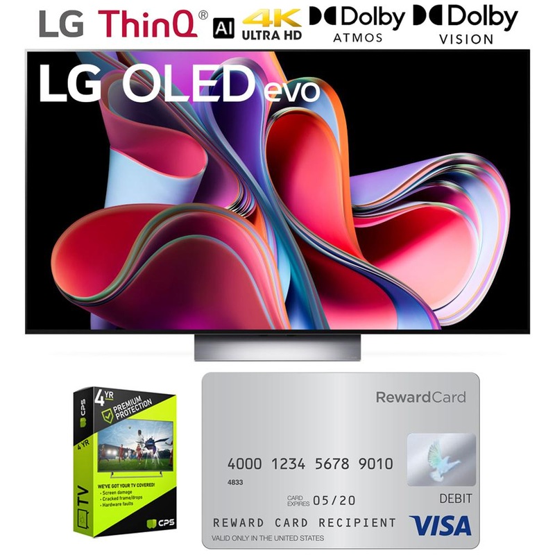 LG OLED evo G3 83 Inch 4K Smart TV (2023) w/ 4 Yr Warranty + $400 Gift Card