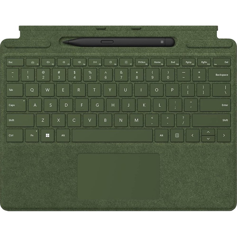 Microsoft Surface Pro Signature Keyboard with Slim Pen 2 Bundle, Forest Open Box