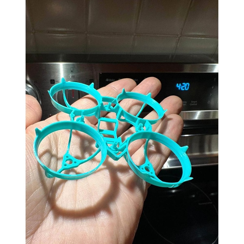 WeBleedFPV - The Crown FPV 65mm Whoop Frame - Choose Color Red