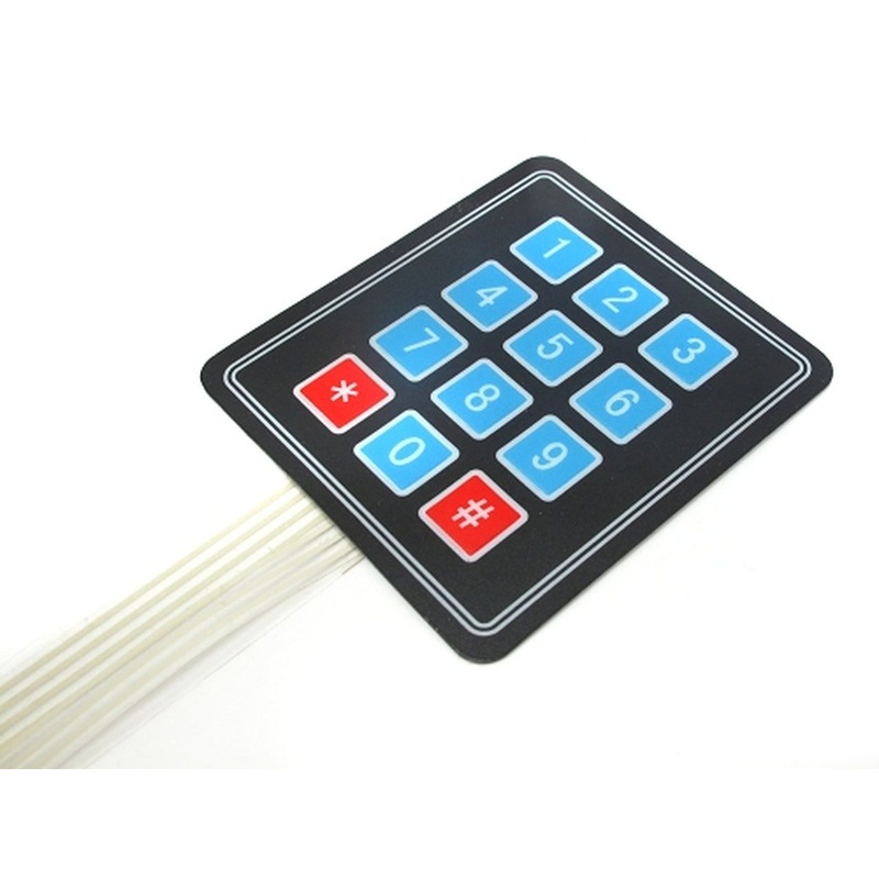 4x3 Flexible Matrix Keypad