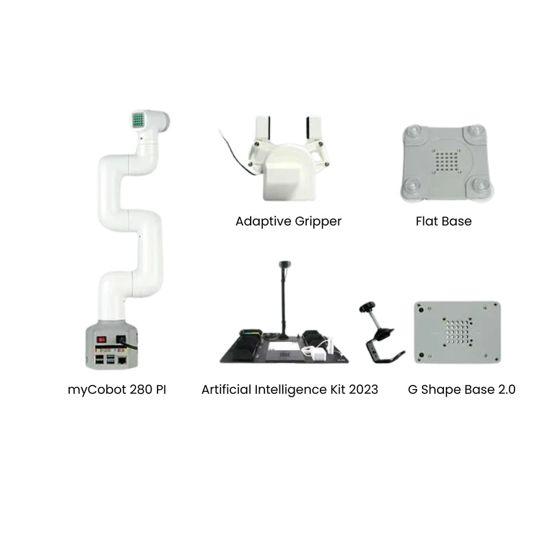 MyCobot 280 Raspberry Pi 2023 All-in-one Suite 6 DOF Collaborative Robotic Arm ( Raspberry Pi Version)