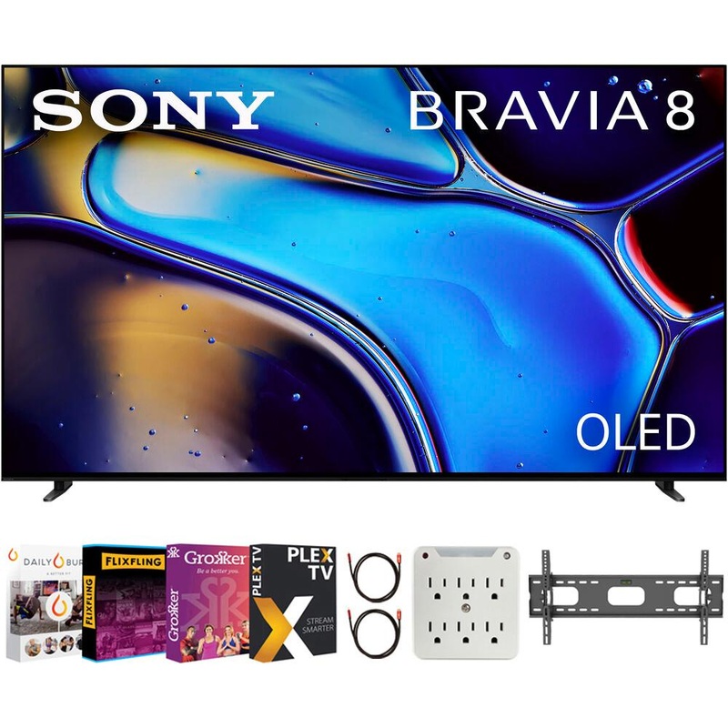 Sony BRAVIA 8 K55XR80 55" 4K HDR Smart OLED TV (2024) with Movies Streaming Pack