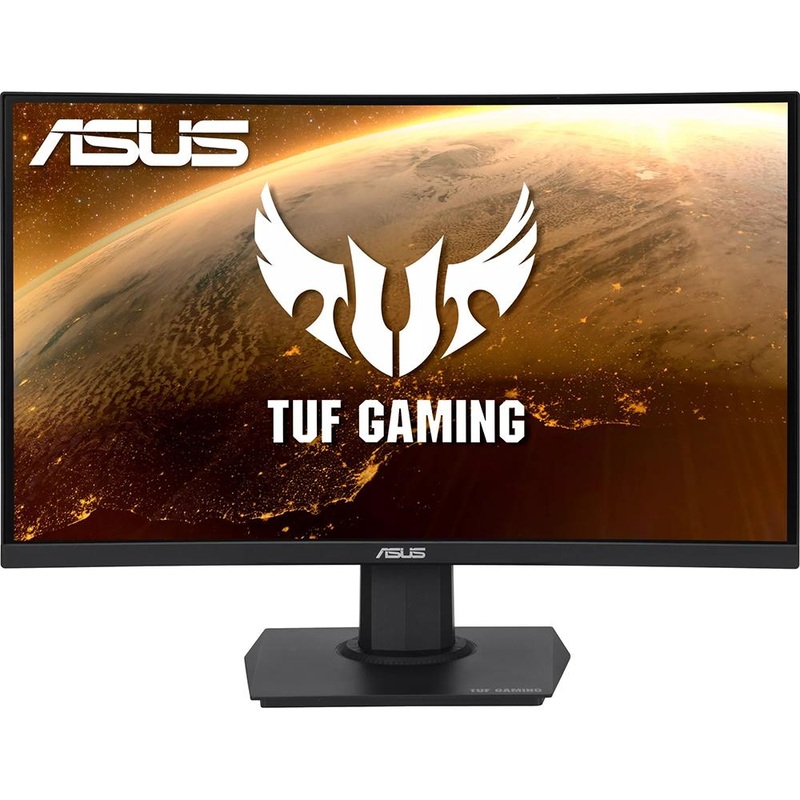 ASUS 23.6" TUF Gaming Full HD Curved Monitor in Black - VG24VQE
