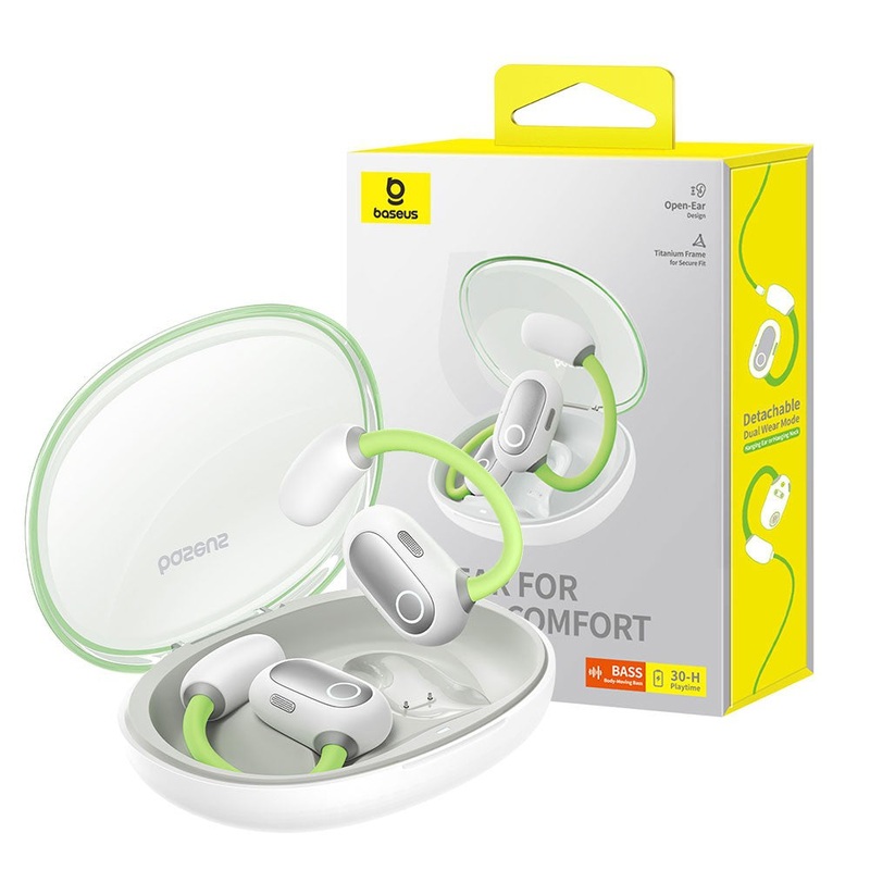 Baseus Eli Sport 1 Open-Ear TWS Earbuds (A00064400641-00/A00064400221-00/A00064400121-00) Black