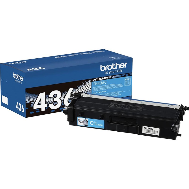 Brother Super High-yield Toner Cartridge, Cyan, Yields approx. 6,500 pages