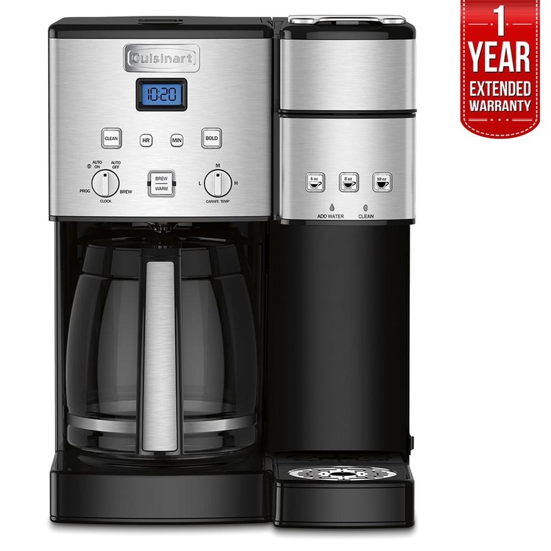 Cuisinart SS-15 12-Cup Coffee Maker and Single-Serve Brewer w/Extended Warranty