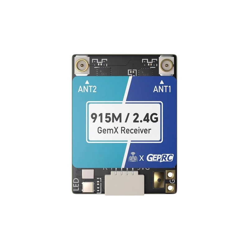 1pc GEPRC ELRS 915M/2.4G GemX Gemini Dual Frequency Receiver FPV Crossover Aircraft 1pc
