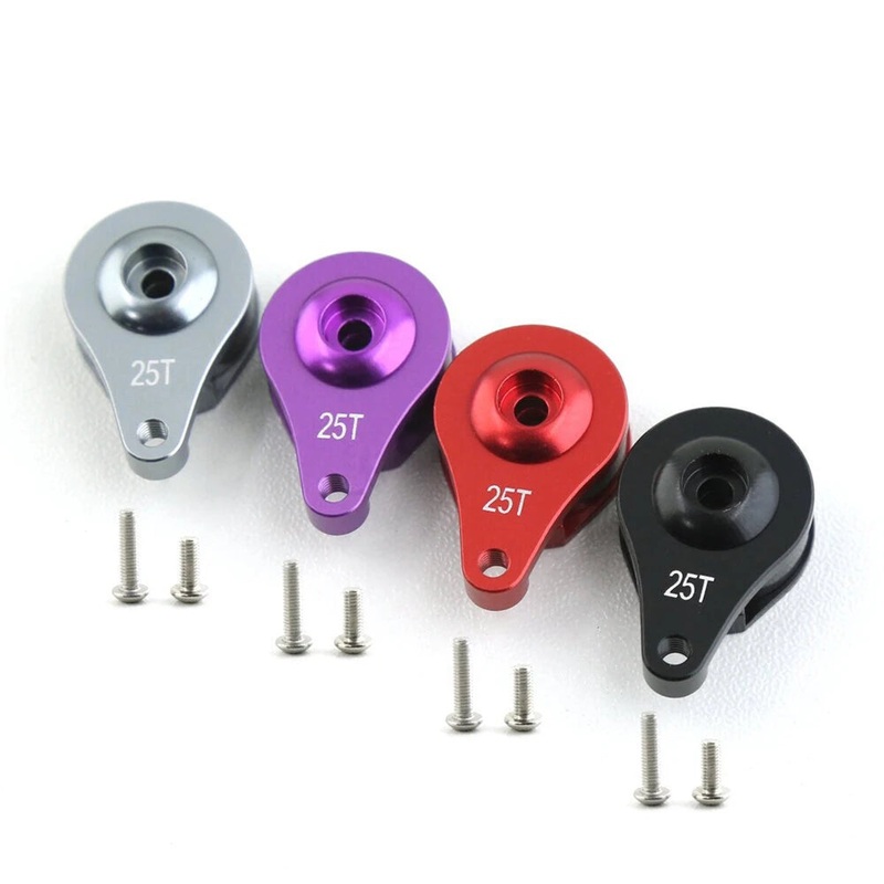 25T Aluminum Alloy Adjustable Force Steering Gear Protection New Upgraded Steering Gear Adjustment Arm W69 Purple
