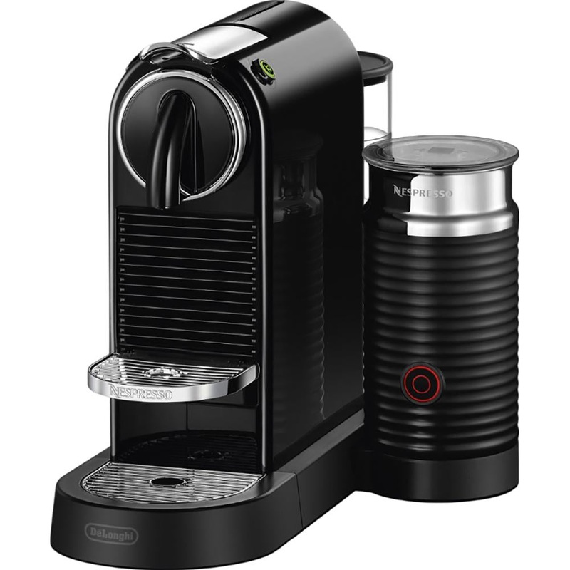 Delonghi Nespress CitiZ Coffee and Espresso Machine with Milk Frother, Black