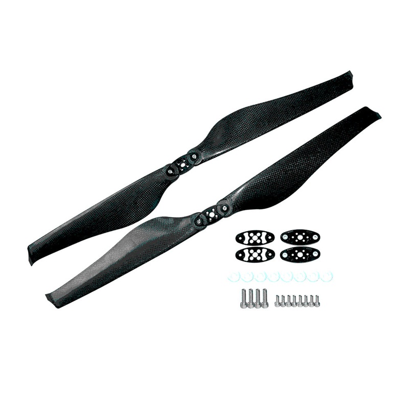 Quite 22 x 7.2'' Fold Propeller Carbon Fiber + PMI Aviation Bubble Composite Carbon Prop Lightweight