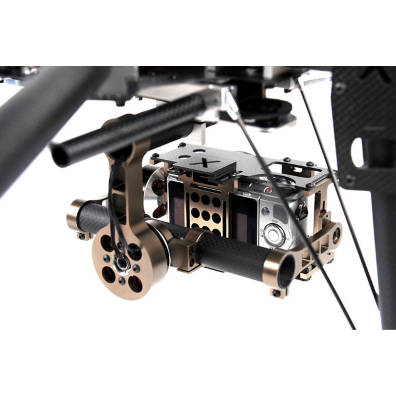 X-CAM X140B X140Bs FPV Two-axis Brushless Stabilized Gimbal Camera Mount for NEX5 ILDC Camera FPV