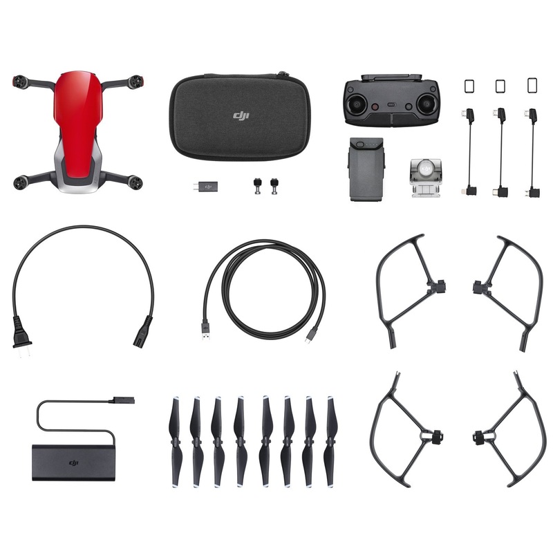 DJI Mavic Air Quadcopter Drone - Flame Red - Open Box