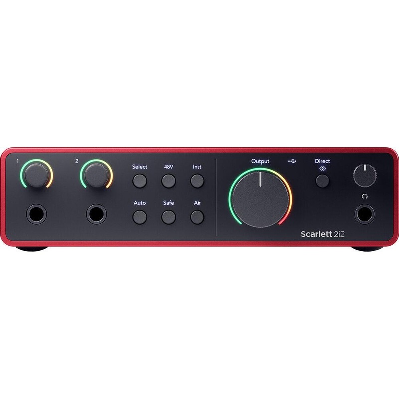 Focusrite Scarlett 2i2 4th Gen Audio Interface